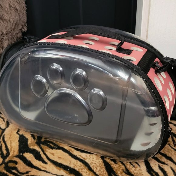 Pet Carrier Dog or Cat Pink for small pet (14.17''*8.66''*7.87'') - Picture 1 of 3